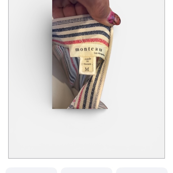 Monteau Striped Ruffle Jumpsuit - Picture 3 of 3